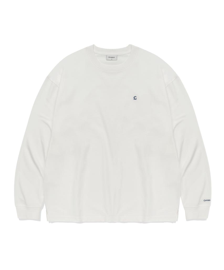 COVERNAT Signature Symbol Long Sleeve Off White