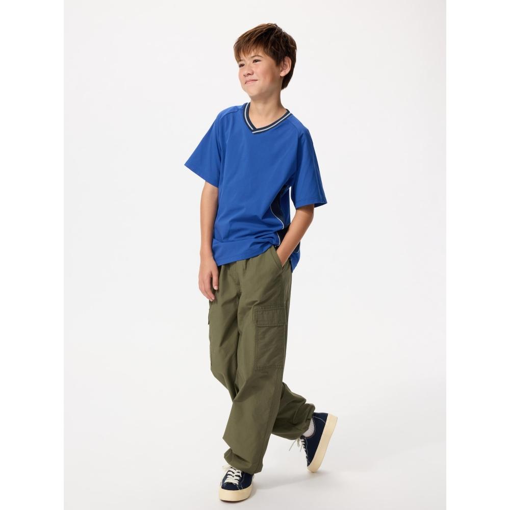 Uniqlo Япония Сухая Exv Футболка с вырезом