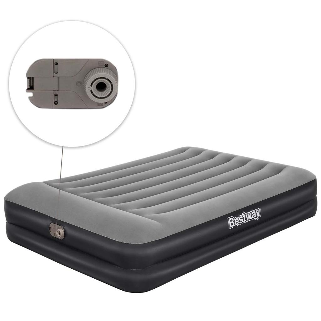 Inflatable Mattress 203X152X46 Cm With Built-In Electric Pump, Bestway 67403