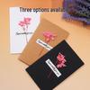 Handmade Gypsophila Dried Flower Greeting Card for Mother's Day, Teacher's Day, or Thank You