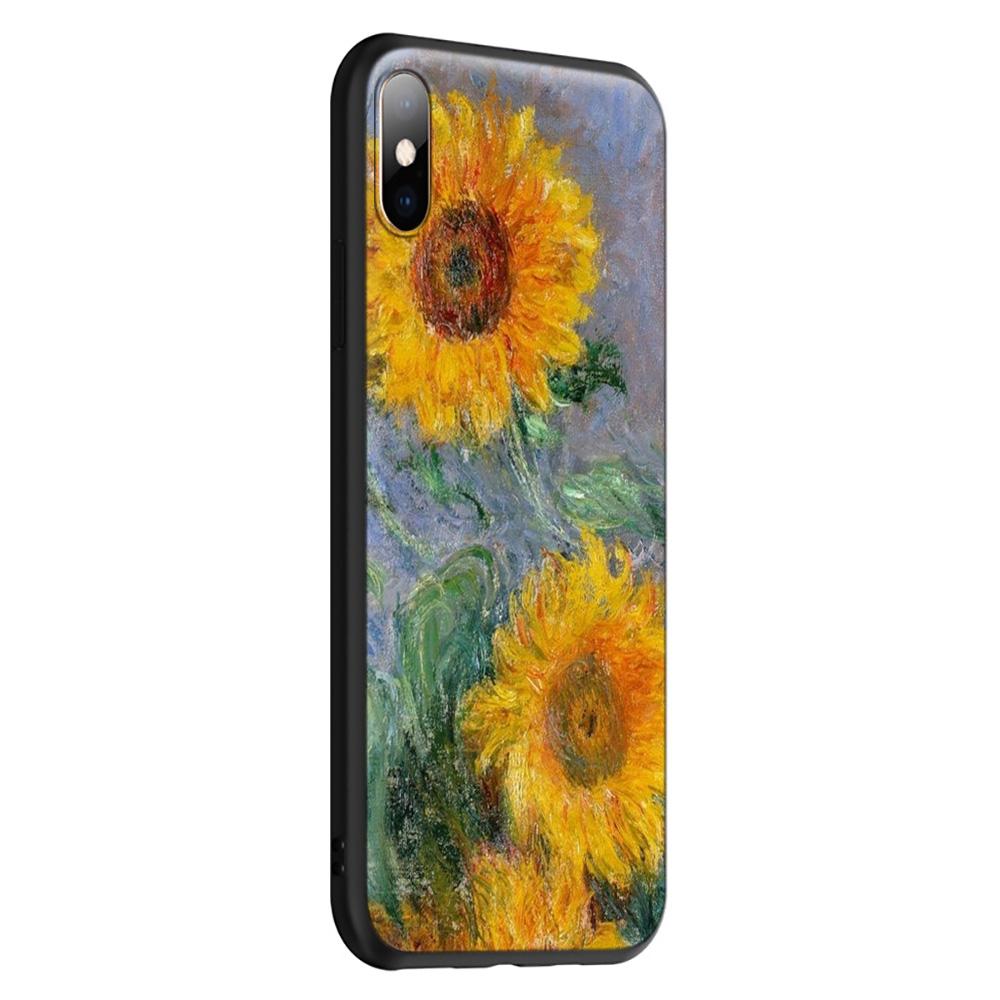 Чехол T40 Claude Monet Garden Lotus для iPhone 13 12 Mini 11 Pro XS Max XR X 8 7 6 6S Plus 5 5S SE 2020