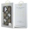 Etui do iPhone 16 Guess Hardcase Peony MagSafe Brązowy