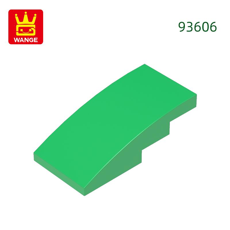 Нетоксичный 67 шт./лот 93606 Наклонный изогнутый блок 4x2 Moc Цветные аксессуары Совместимые с Brick DIY Детская игрушка Детали для сборки