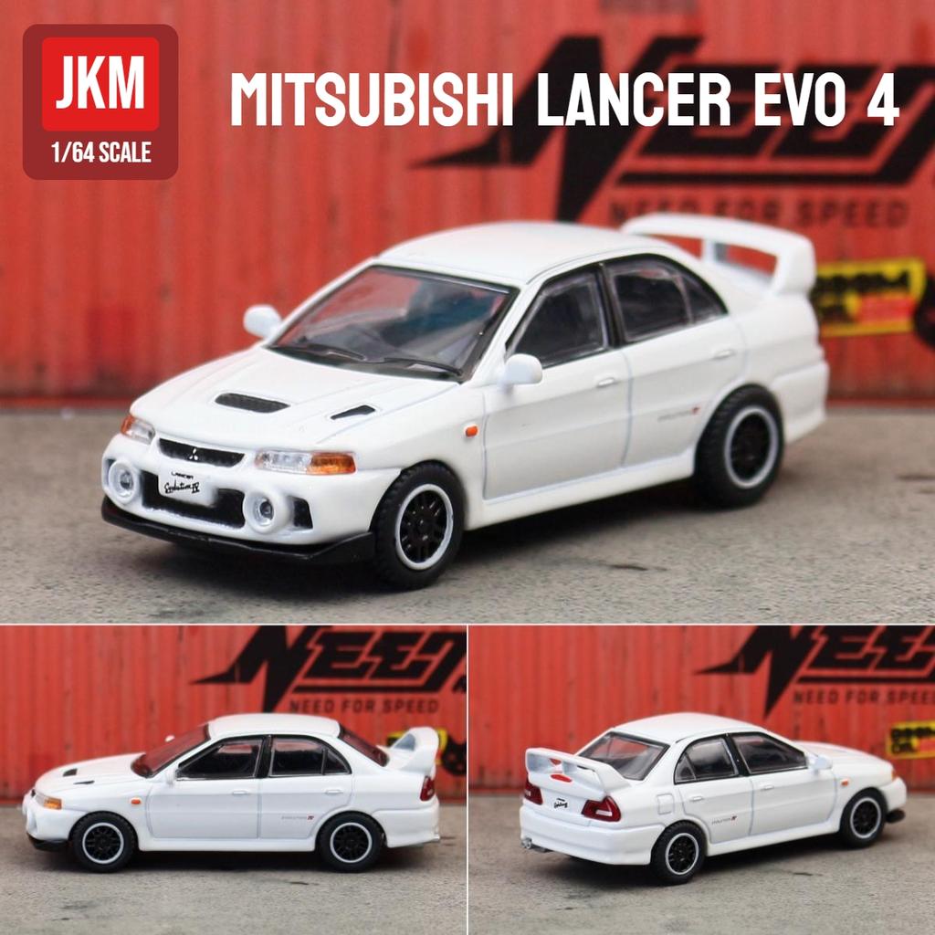 1/64 Mitsubishi Lancer Evolution EVO Семейство JDM Initial D Модель Игрушечной Машинки JKM 1:64 бесплатных колеса Коллекция литой металлический сплав Подарок