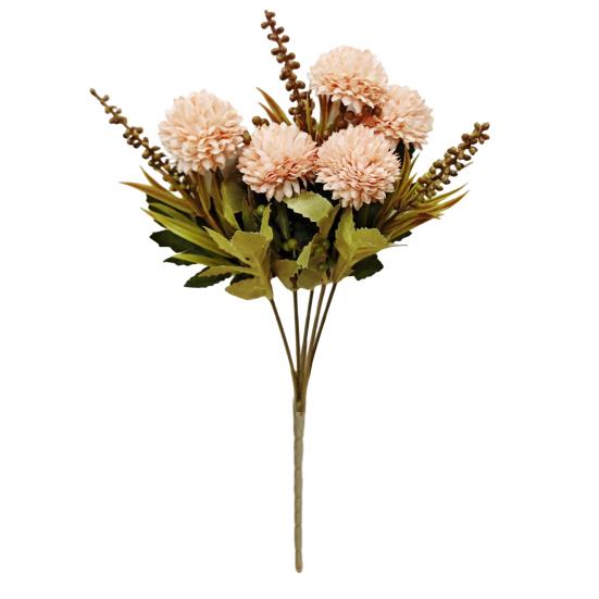 Искусственный цветочный шар 5 голов реалистичные устойчивые к УФ-излучению искусственные хризантемы
