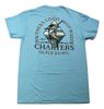 Хорошо поношенная мужская рубашка Southern Coast Deep Water Charters Outer Banks, размер M,