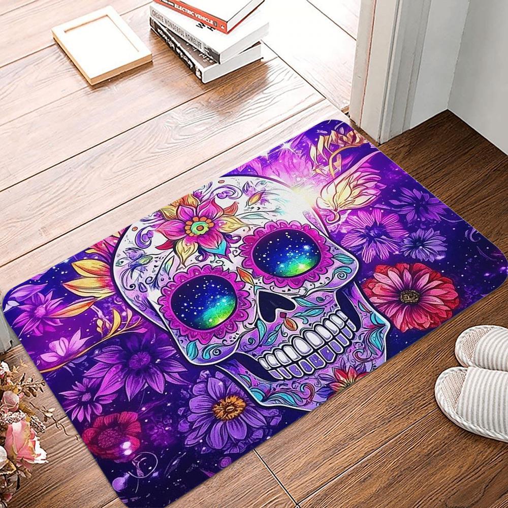 Halloween Spooky Pumpkins Doormat Welcome Door Mat Entrance Kitchen Mats for Floor Carpet for Bathroom Floor Mat Home Decoration