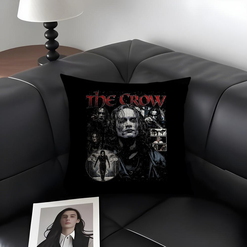 Т-The C-Crow Чехол для подушки 'Кино' Натуральный Лен Органическая Ткань Двусторонний Принт Диван Домашний Декор Подарок Наволочка