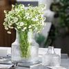 Clear Glass Vase Large Modern Flower Vase Hydroponic Plant Vases for Wedding Centerpieces Dining Table Living Room Decorations