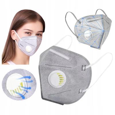 FFP2 Protective Anti-Dust Mask with Carbon Filter Valve, 6 Layers