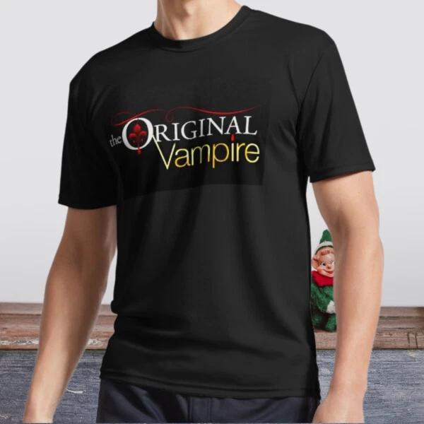 New Shirt The Original Vampire Active Logo T-Shirt Funny Size S to 5XL