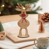 Reindeer Decor Christmas Table Centerpiece Elegant Christmas Reindeer Tabletop Decoration for Xmas Dinner Home Table Decor