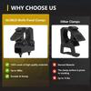 Universal Quick Release Clamp Heavy Duty Rubber Clamps Fit for Shovels, Axes, and Other Tools Shovel Holder Mini Mount Compatible with Truck Off Road