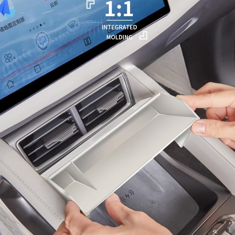 For BYD Yuan Up Pro 2024 2025 Car Under Central Air Outlet Storage Box Air Conditioning Outlet Card Storage Interior Accessories