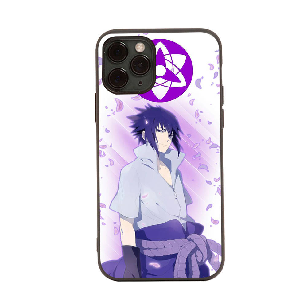 Чехол WD22 Naruto Sasuke Black Soft для Samsung Note 20 Lite S24 Ultra S23 A03 A05 A06 A11 A71 A15 A16 A13 A24 A25 A33 A52 A53 A50 M55 M35 Plus
