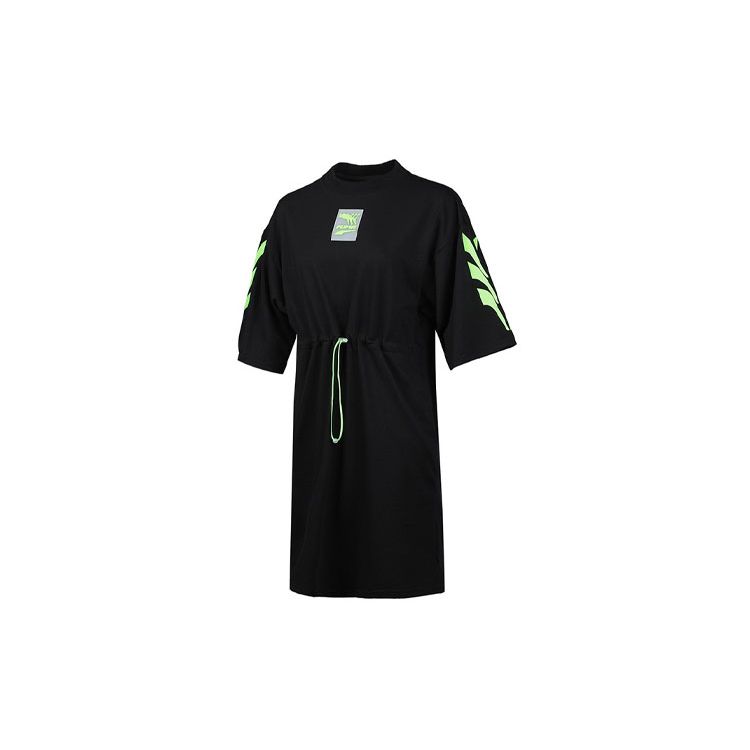 Puma Женское платье-футболка Evide с поясом-кулиской Черный 599175-01