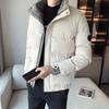 2025 New Cotton-padded Men's Winter Short Cotton-padded Clothes, Thickened Sweater Collar To Keep Warm and Slim, Cotton-padded Jacket Men's Winter