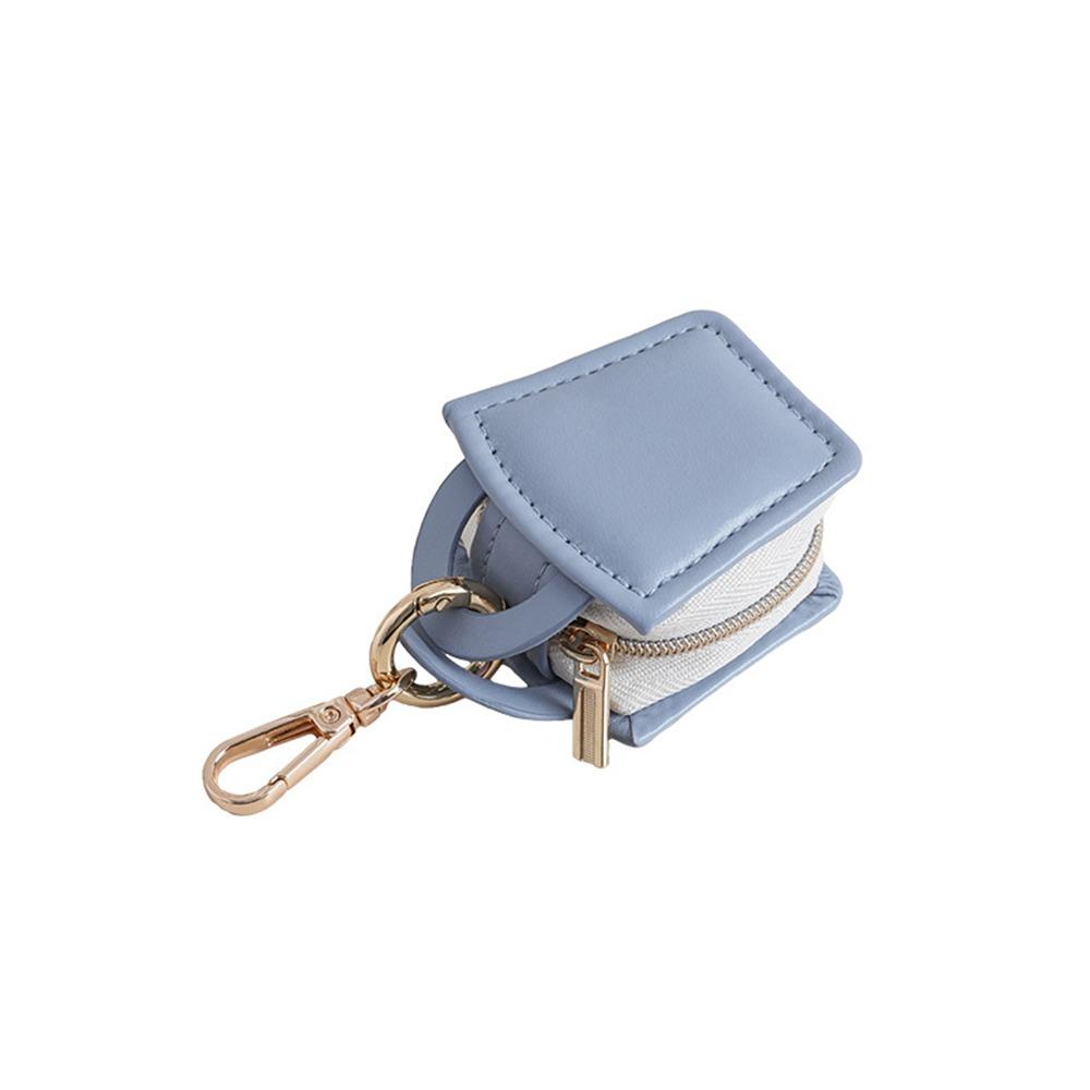 With Keychain Mini PU Jewelry Box Portable Bracelet Storage Boxes Jewelry Display Box Outdoor