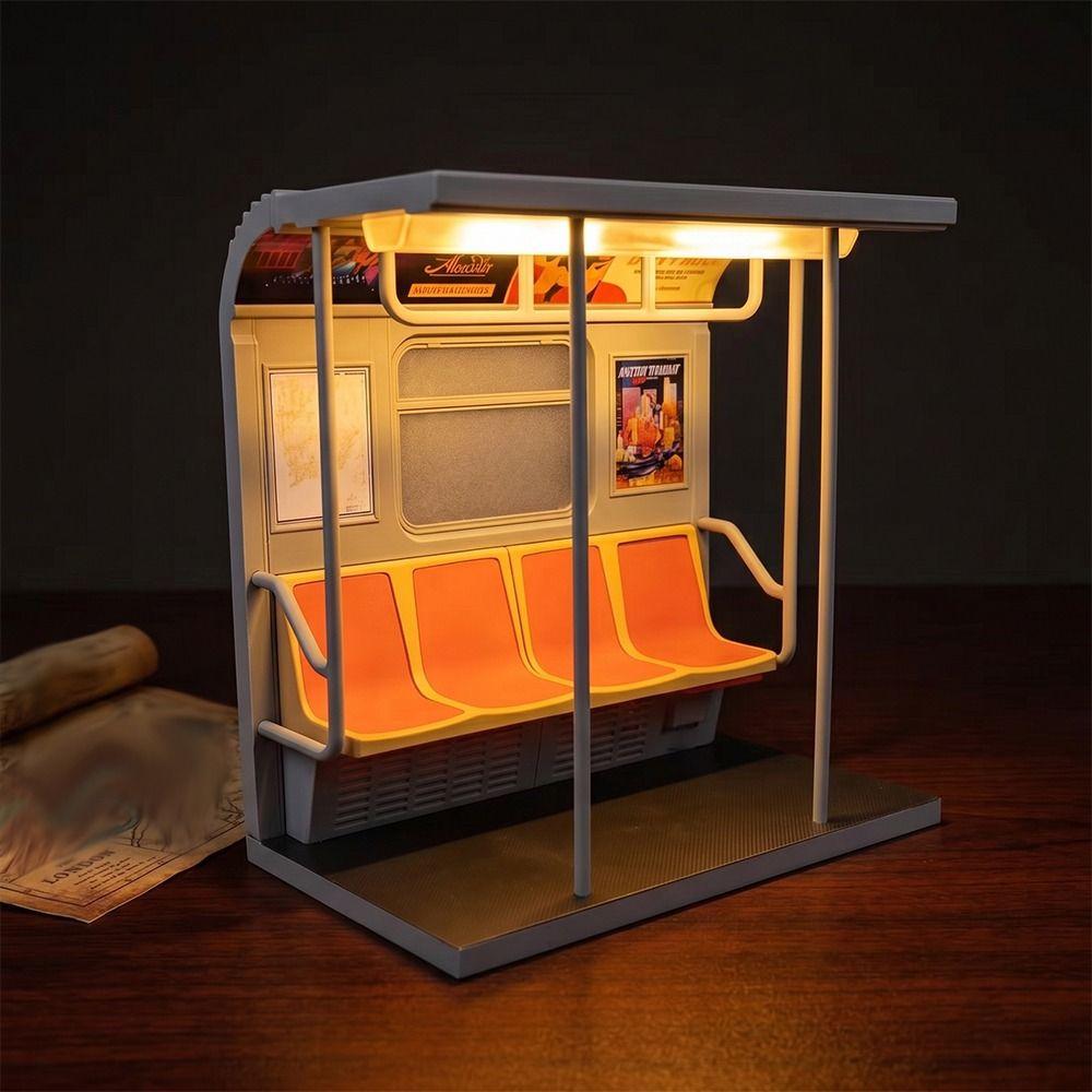 LED Night Light Subway Train Light Unique Design Creative Design Train Table Lamp Desk Decor Personalized Decor