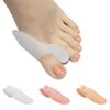 Ортопедические изделия для разделения большого пальца стопы для мужчин и женщин, для ношения днем и ночью, разделители пальцев с одним отверстием, 10 штук