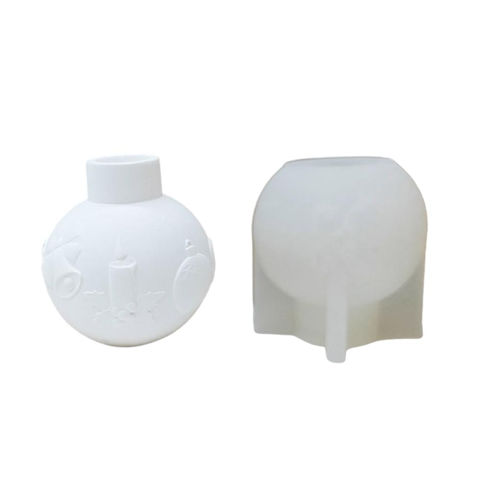 Модная прочная силиконовая форма, портативный аксессуар для сферических подсвечников, простая в использовании, несколько размеров, для ежедневного использования