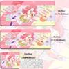 XXL Девушка из аниме HD Коврик для стола PJSK Project Sekai Colorful Stage Nightcord Резиновый коврик для мыши Большой Игровой Нескользящий Защитный коврик для клавиатуры