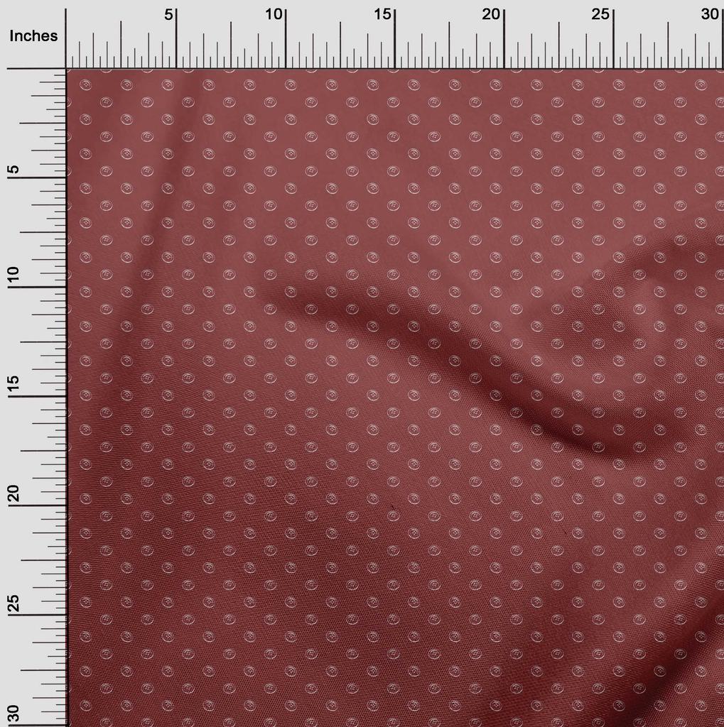 oneOone Ткань Cotton Flex Dark Rose Brown Fabric для пришивания пуговиц, напечатанная ткань для рукоделия, ярд 40 дюймов