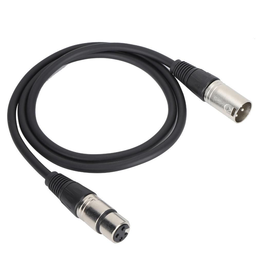 1m/3.3ft Microphone Cable 3Pin XLR Male to 3Pin XLR Female Male to Female Cable Studio Recording