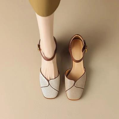 Сандалии для женщин, нескользящие, новые, дышащие, модные, женские туфли 2024 года, роскошные, оптом и по низкой цене, тренд Лучший