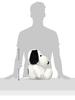 Nakajima Corporation PEANUTS SNOOPY Hug Hug Plush Toy, Large, Snoopy, Black, 077400-15