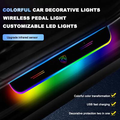 Car Wireless LED Threshold Light Peugeot 106 107 206 207 208 301 307 308 406 407 TZ 408 508 607 2008 3008 4008 5008 GT RCZ Rifter