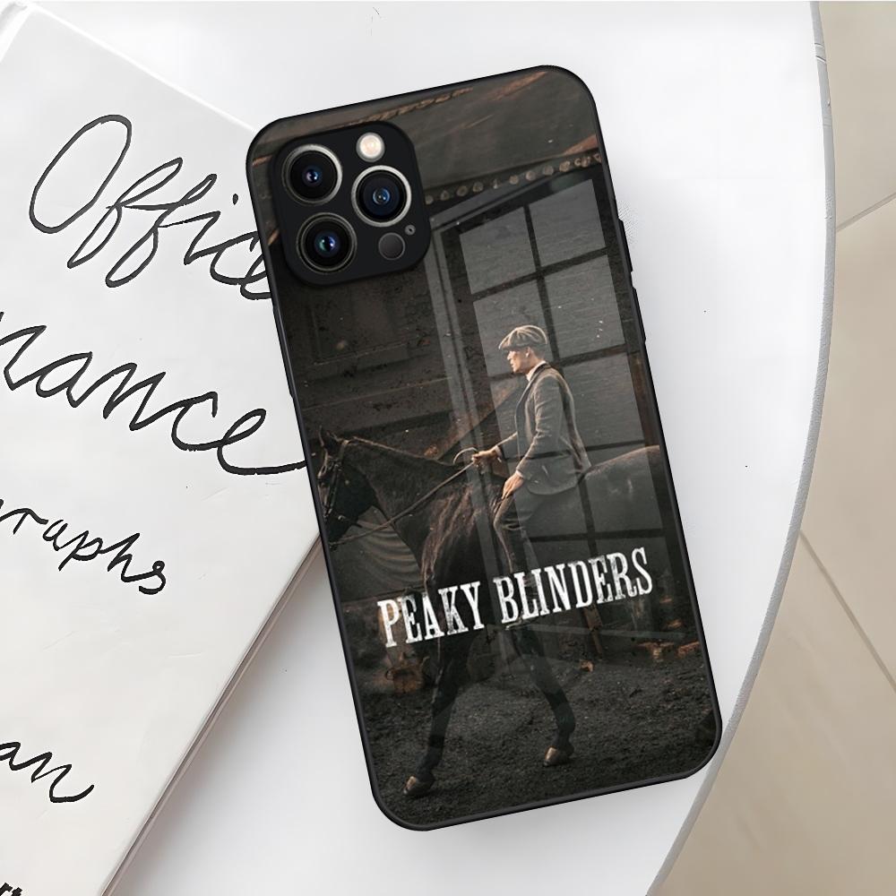 Чехол для телефона Peaky Blinders Томас Шелби для Iphone 16 15 14 12 11 13 Pro Max Mini X Xr Xs Se 8 Puls Стеклянная крышка