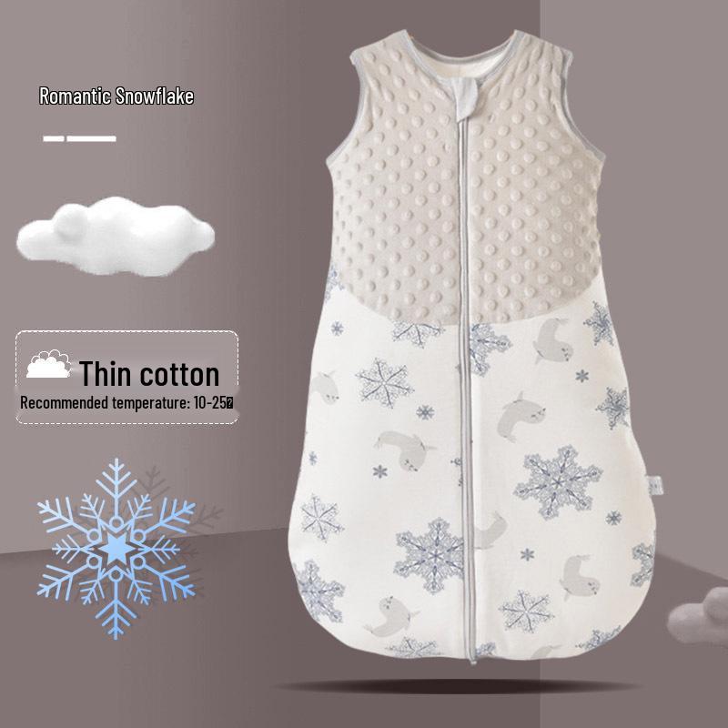 Спальный мешок Bazaitu Baby Cotton Anti-Kick - жилет для новорожденных весной и осенью