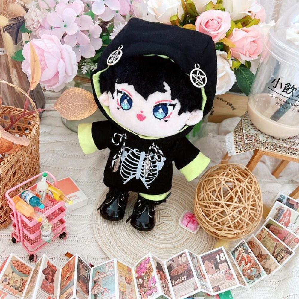 Toy For 20cm Dolls For 1/12BJD Dolls Tops Shoes Sweatshirt Outfits Handmade Hoodies Hoodies Clothes