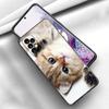 Милый кавайный чехол для телефона с котенком и кошкой для Samsung Galaxy A21 A30 A50 A52 S A13 A22 A32 A33 A53 A73 5G A11 A12 A31 A51 A70 A71 A72