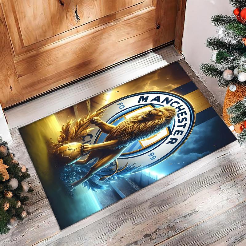 MARIO Printed Flannel Area Rug Non Slip Soft Polyester Floor Carpet Indoor Decor Mat for Bedroom Living Room Sofa