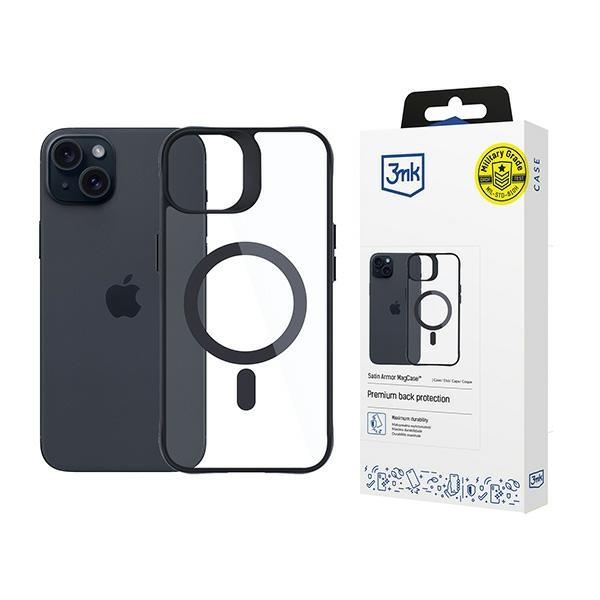 Etui do iPhone 15 Plus 3MK Satin Armor MagSafe