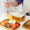 1,5 л, 2-ярусный ланч-бокс, портативный, герметичный, из нержавеющей стали 304, пищевой контейнер, посуда для
