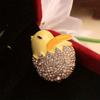 Alloy Baroque Brooch Vintage Brooch Jewelry Cute Chick Brooch  Gift