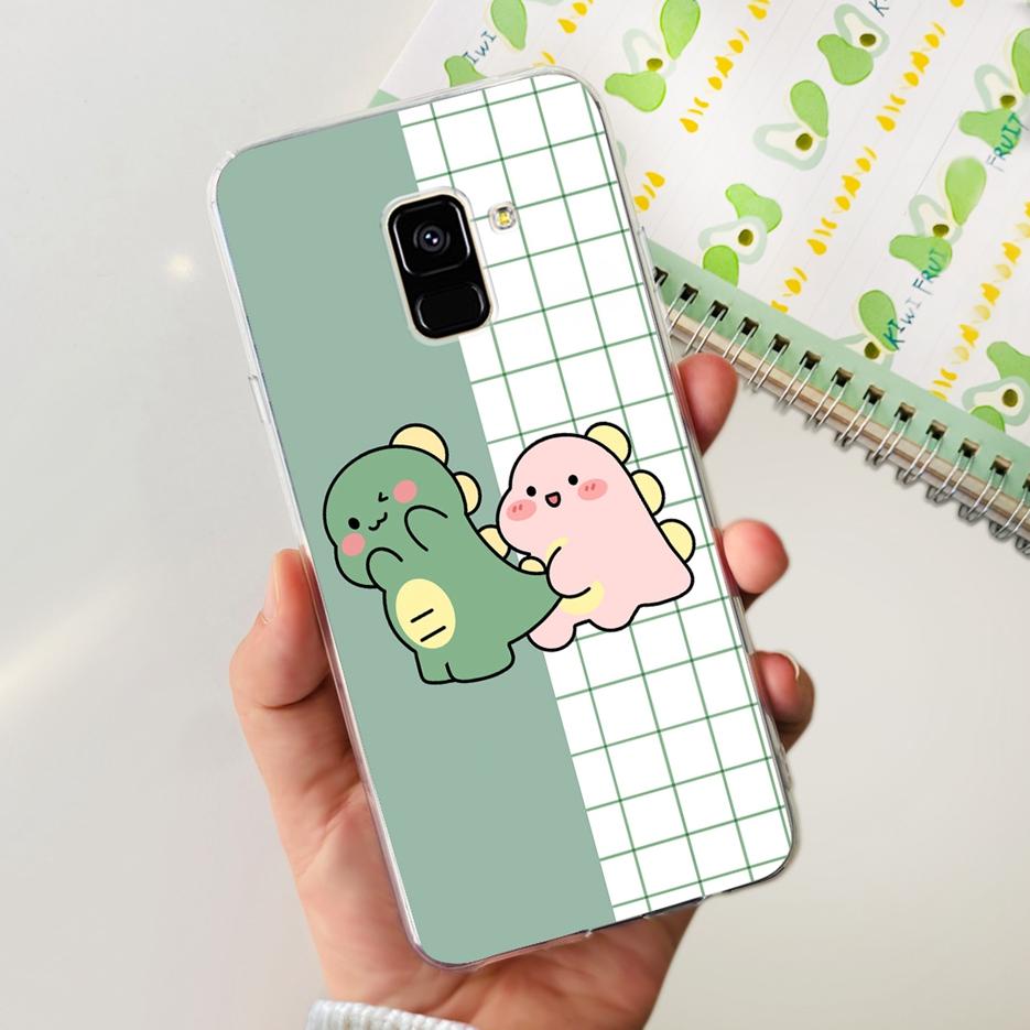 For Samsung Galaxy A8 2018 Case SM-A530F New Fashion Painted Cover Soft Silicone Phone Case For Samsung A8 Plus A8+ A730F Bumper