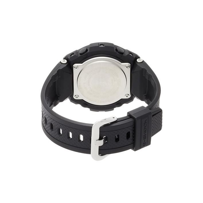 Casio G-Steel Series W Round Dual Display Waterproof Shock Resistant Solar Quartz Movement Resin Strap Men watches Black GST-W300G-1A1PRD