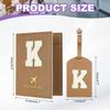 PATIKIL Travel Passport Luggage Tag Set with Initial Passport Cover and Alphabet Chenille Letter Travel Wallet Bag Suitcase Identifier for Women and