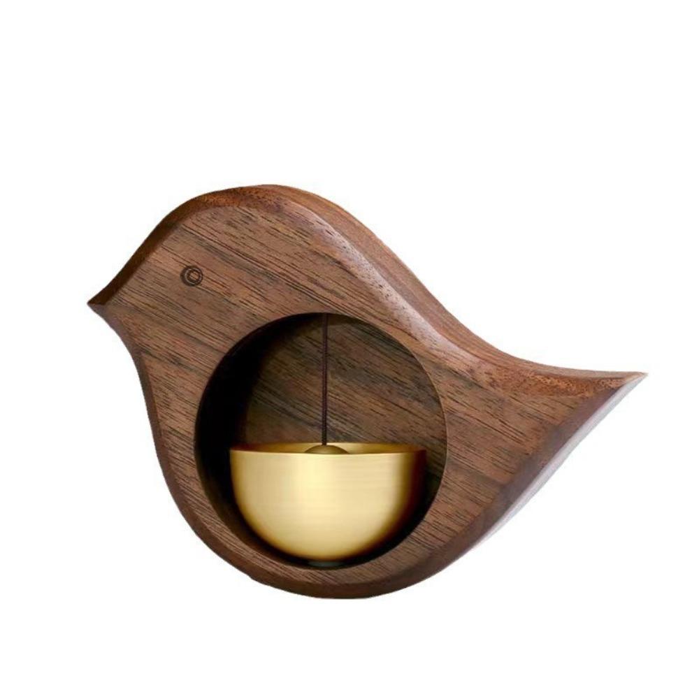 Magnetic Door Bell Wooden Dopamine Doorbell Funny Wind Bell Home Decoration