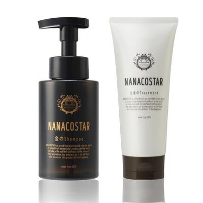 Nanacostar Damage Care Shampoo Treatment Set Gold Shampoo Platinum Treatment Orange Bergamot Scent Damage Repair Салонное качество Кератин содержит