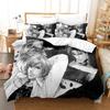 Комплект постельного белья Brother X Brother Односпальный Полуторный Двуспальный Кингсайз Комплект для кровати Взрослый Детский Спальня Комплекты пододеяльников 3D Аниме Комплект простыней