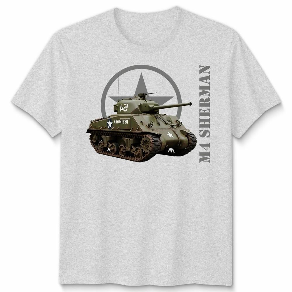 M4 Sherunisex Tank Unisex T Shirt Military Ww2 D Day Historical Vehicle Tee
