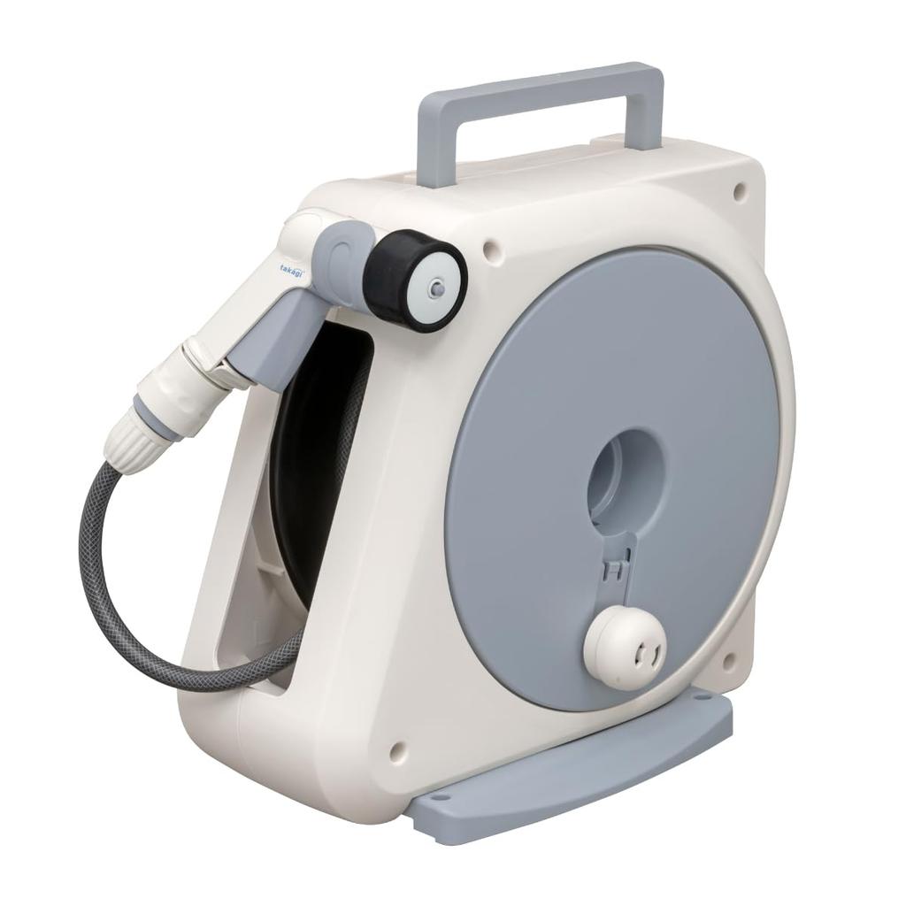 Takagi Hose Easy Connection Aurora NANO Neat RM715SK Reel, 15m, Lightweight, Storage,