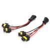 H11H8 2?Way Splitter Wiring Harness Male To Female for Fog Lamp Headlight High Low Beam Dual Quad