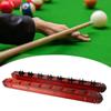 Wooden Billiard Cue Rack, Pool Accessory Stick Wall Holder