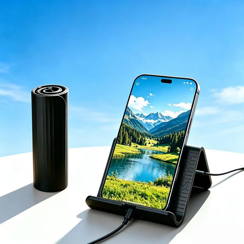 Портативная складная подставка для мобильного телефона, регулируемая по высоте, с отверстием для зарядки, для дома, офиса, стола, просмотра сериалов, онлайн-встреч